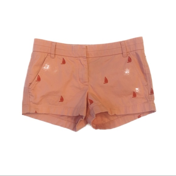 J. Crew “ broken in” nautical shorts Size 4 - Picture 1 of 10